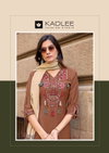 Shagun By Kadlee Rasian Silk Kurti With Bottom Dupatta Wholesale Price In Surat

